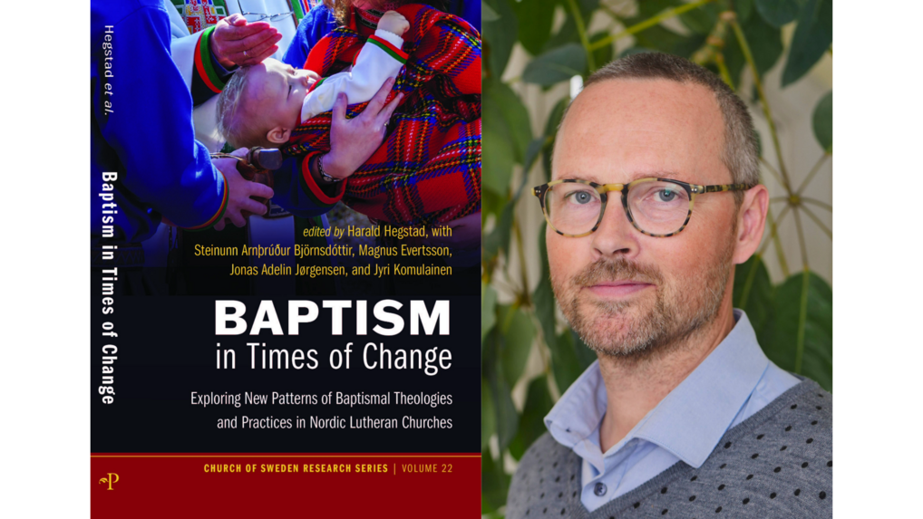 Bogomslag for bogen Baptism in Times of Change og Jonas Aelin Jørgensen