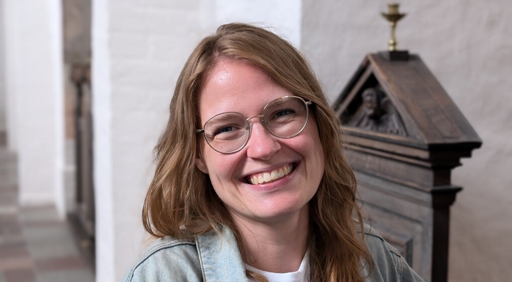 Laura Fischer i Klosterkirken i Horsens