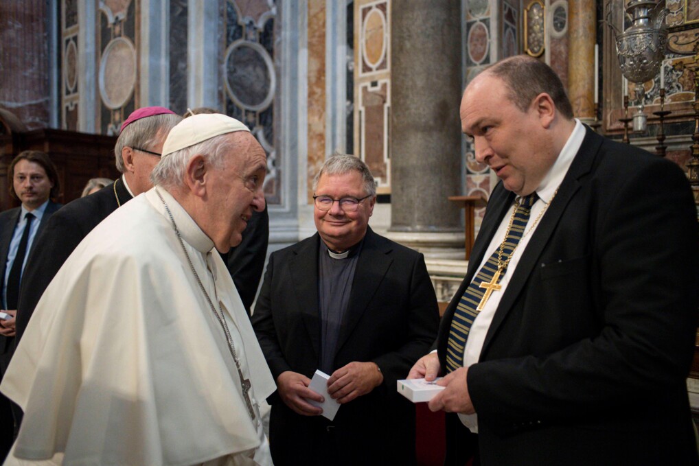 Thomas Reinholdt Rasmussen møder Pave Frans