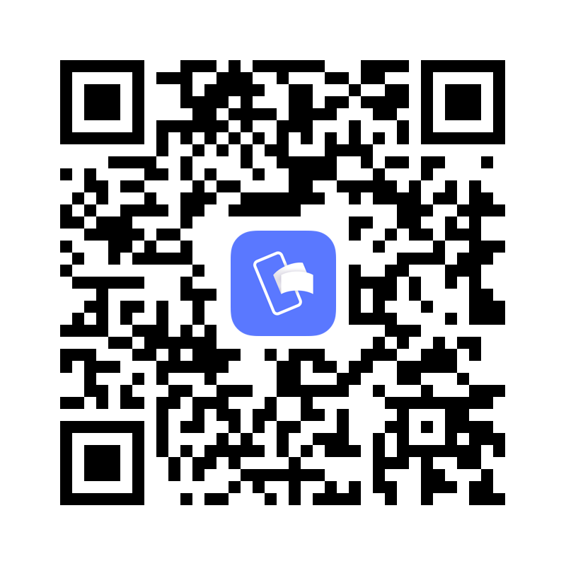 QR kode med mobilepay-logo i midten